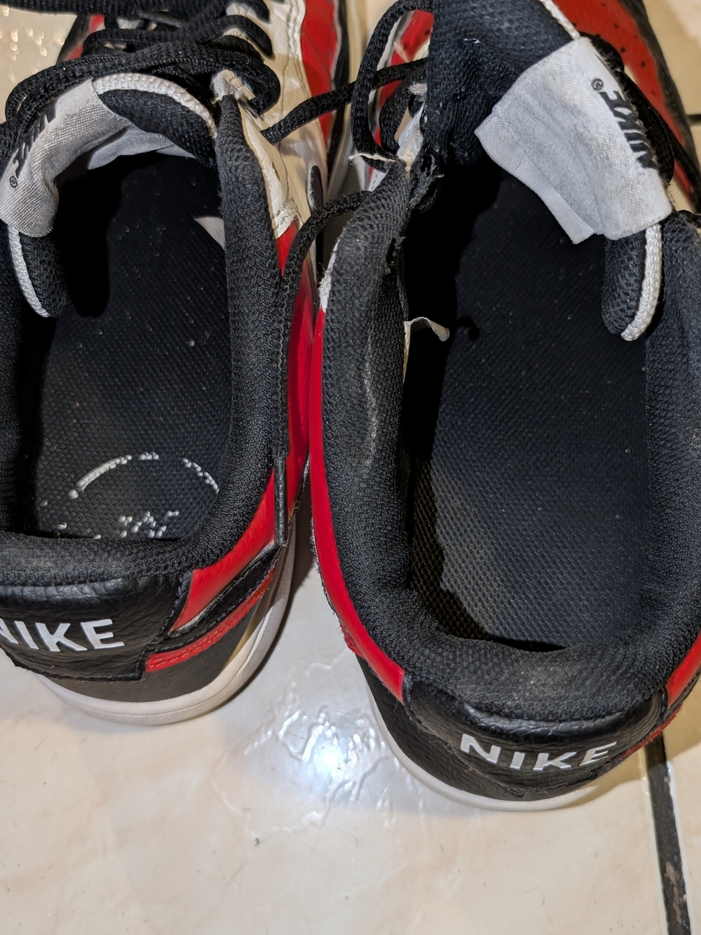 NikeNike Air Max Excee Men's Size 9 Red Black Running Shoes Sneakers CI9112-651 - Picture 5 of 7